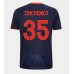 Nottingham Forest Oleksandr Zinchenko #35 Tredjedrakt 2025-26 Korte ermer